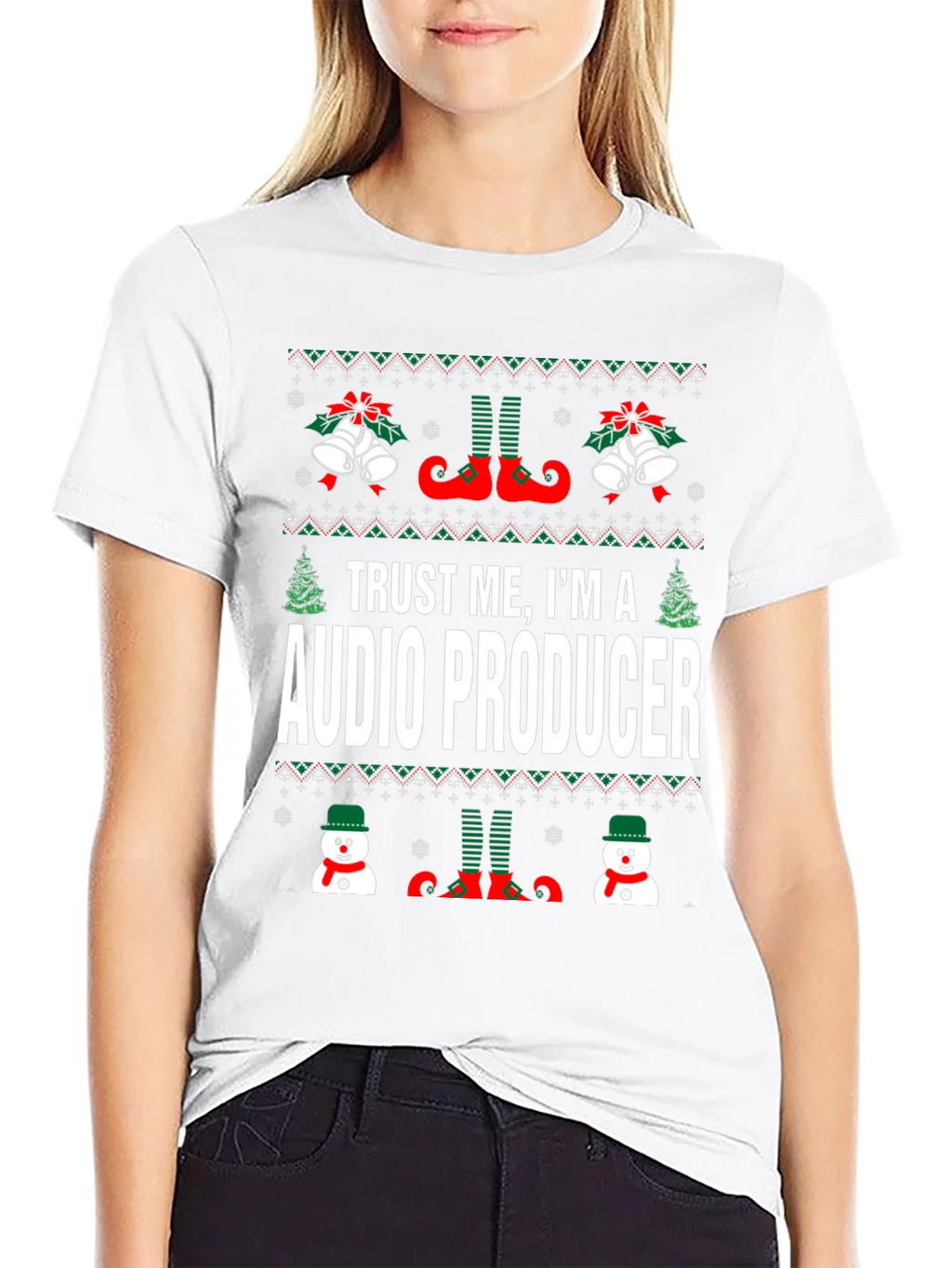 Trust Me Im A Audio Producer Christmas T-Shirt product image 11