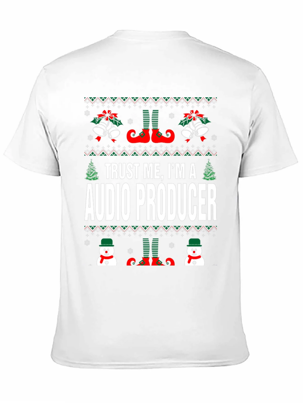 Trust Me Im A Audio Producer Christmas T-Shirt product image 2