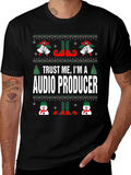 Trust Me Im A Audio Producer Christmas T-Shirt product image 1