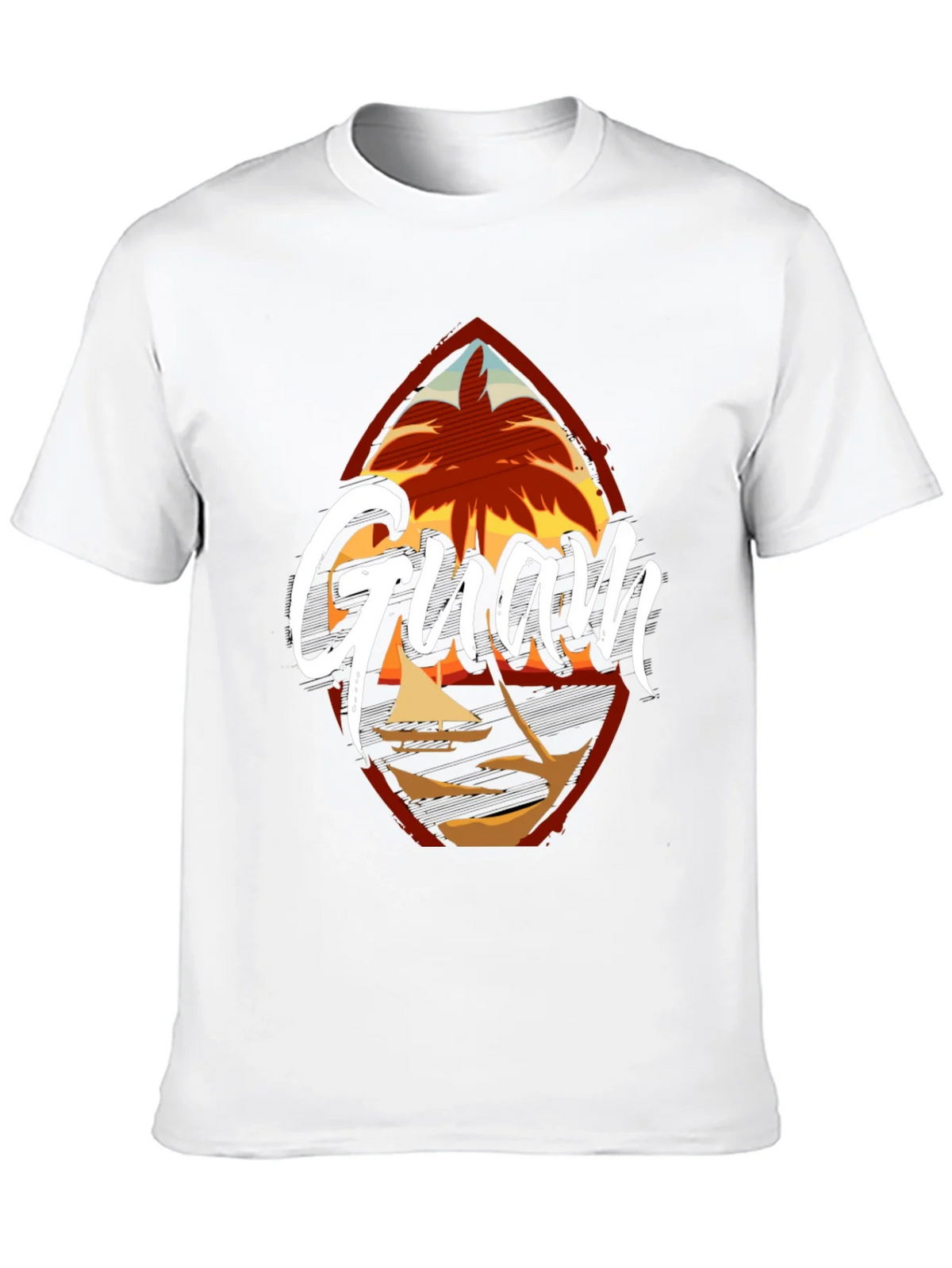 Guam Island Black T-Shirt product image 12