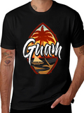 Guam Island Black T-Shirt product image 1