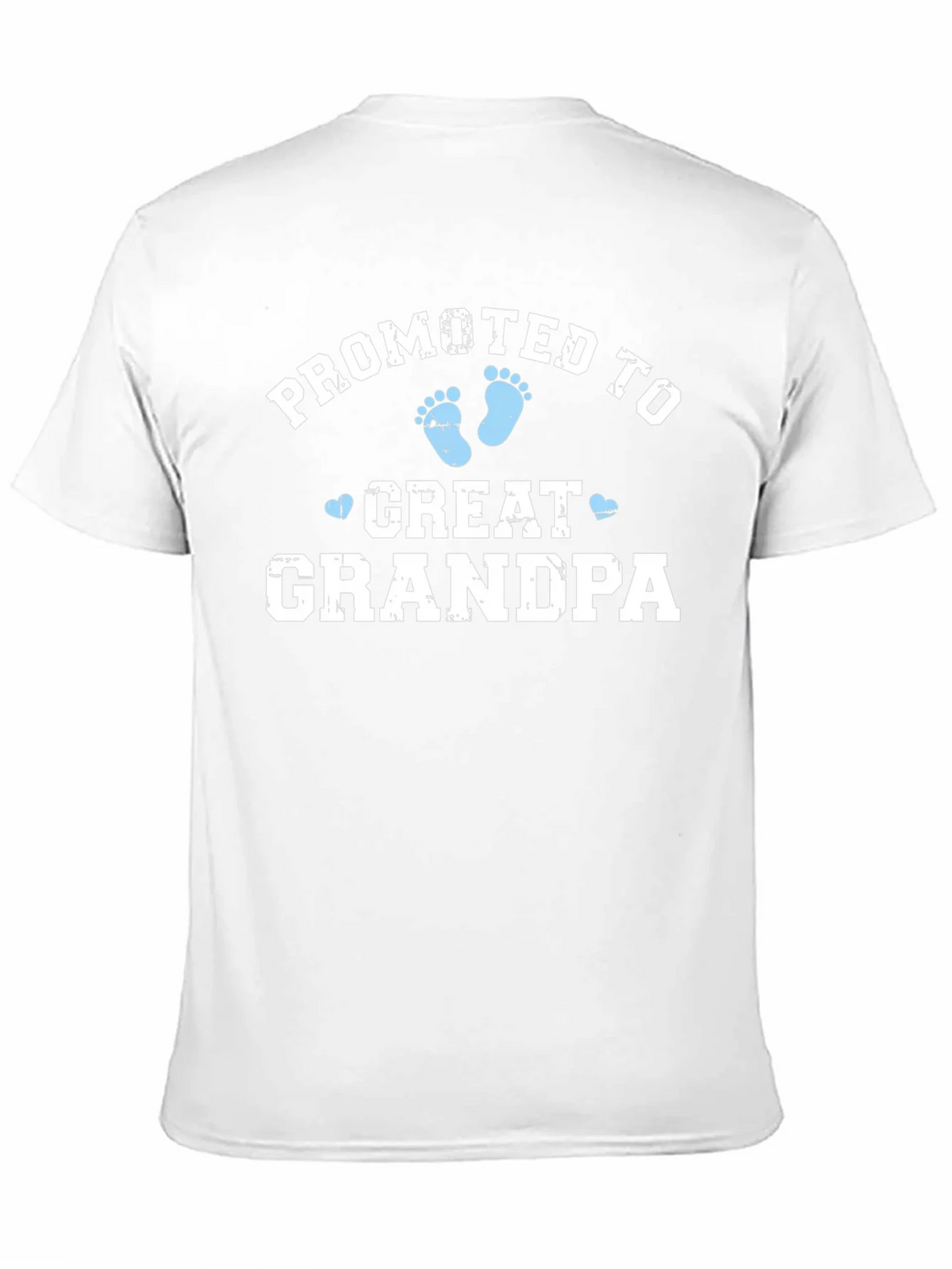 Promoted to Great Grandpa Black T-Shirt product image 2
