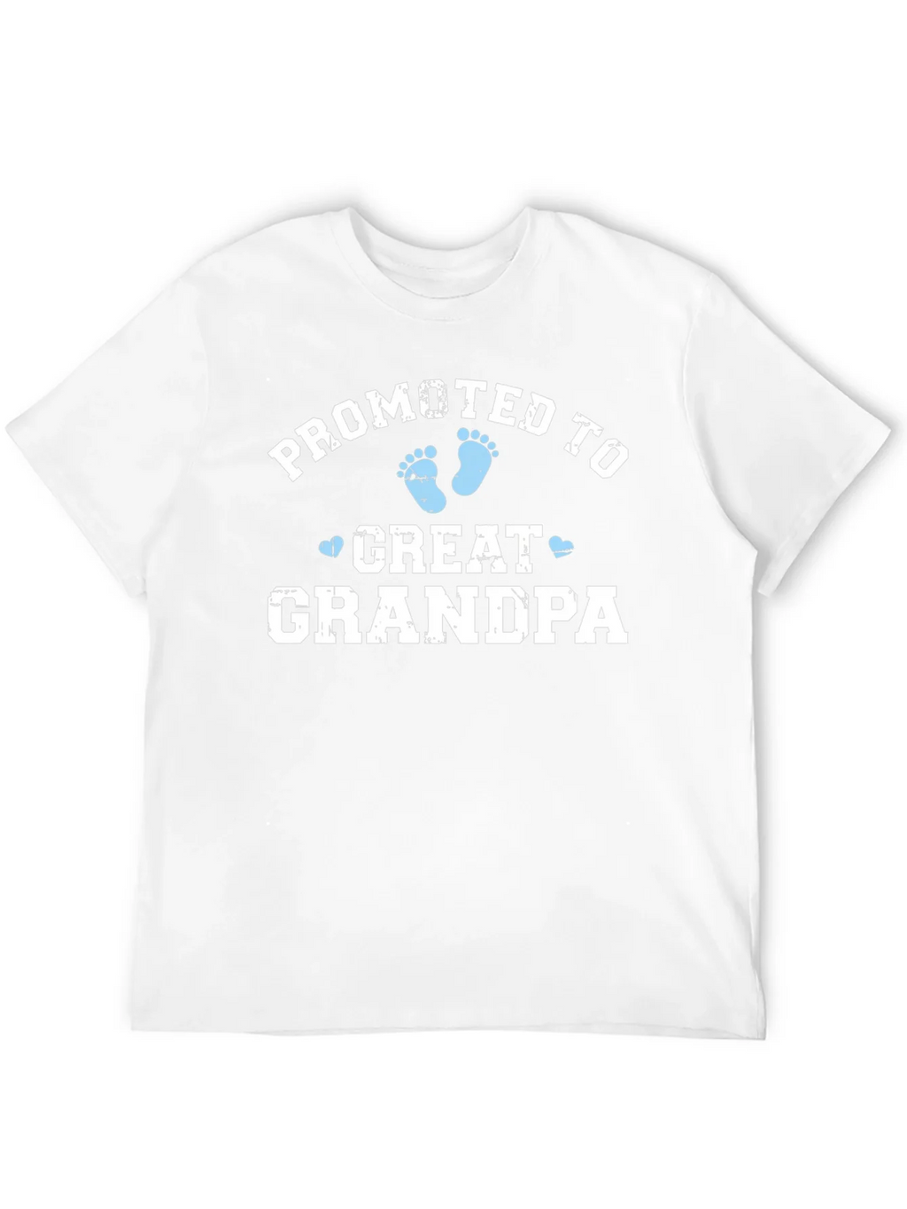 Promoted to Great Grandpa Black T-Shirt product image 3