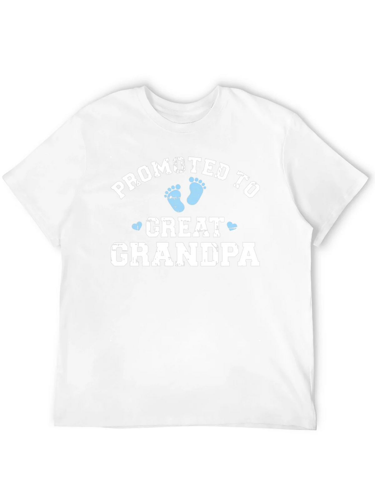 Promoted to Great Grandpa Black T-Shirt product image 3