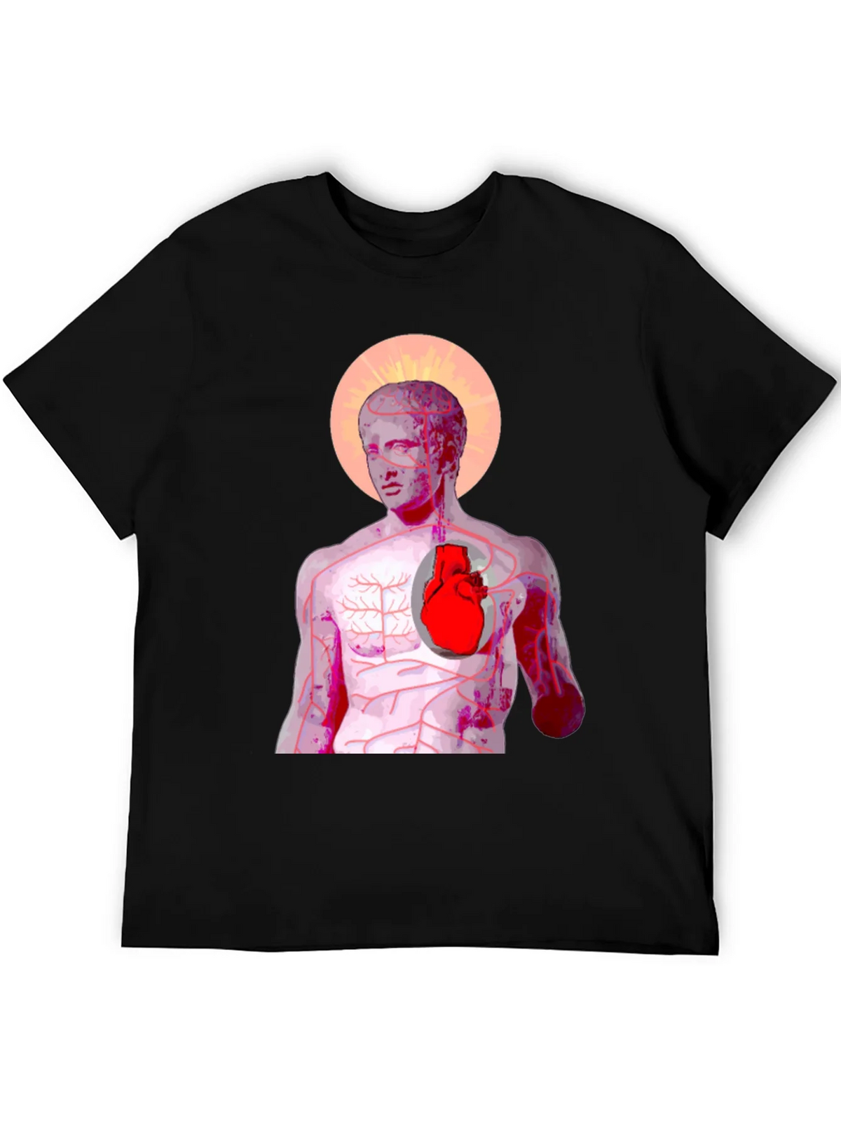 Anatomical Heart Graphic Tee - Artistic Anatomy T-Shirt product image 8