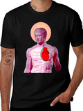 Anatomical Heart Graphic Tee - Artistic Anatomy T-Shirt product image 1