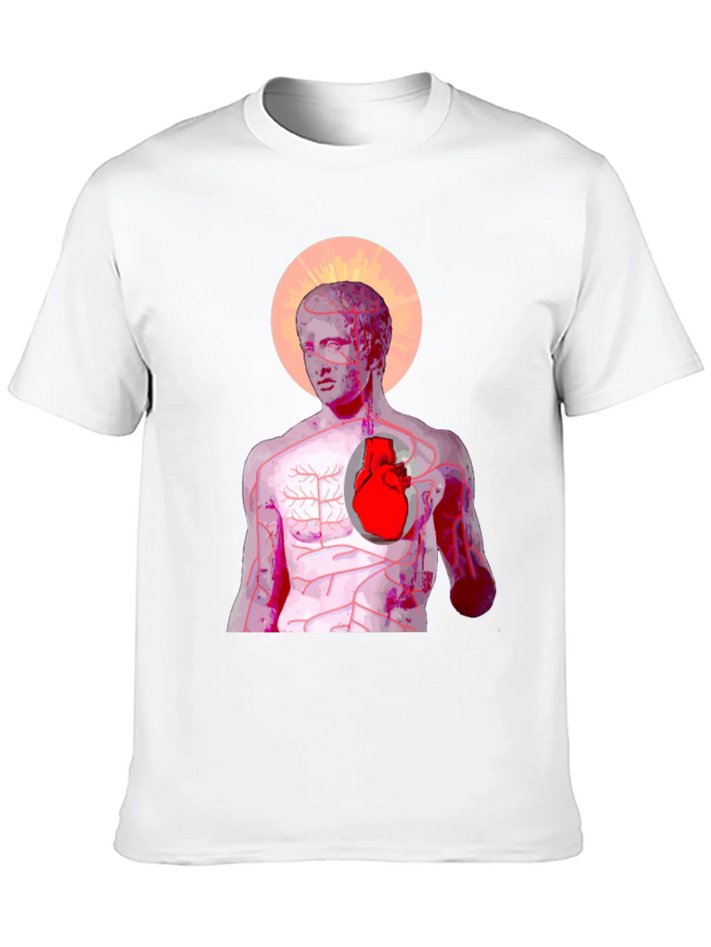 Anatomical Heart Graphic Tee - Artistic Anatomy T-Shirt product image 12
