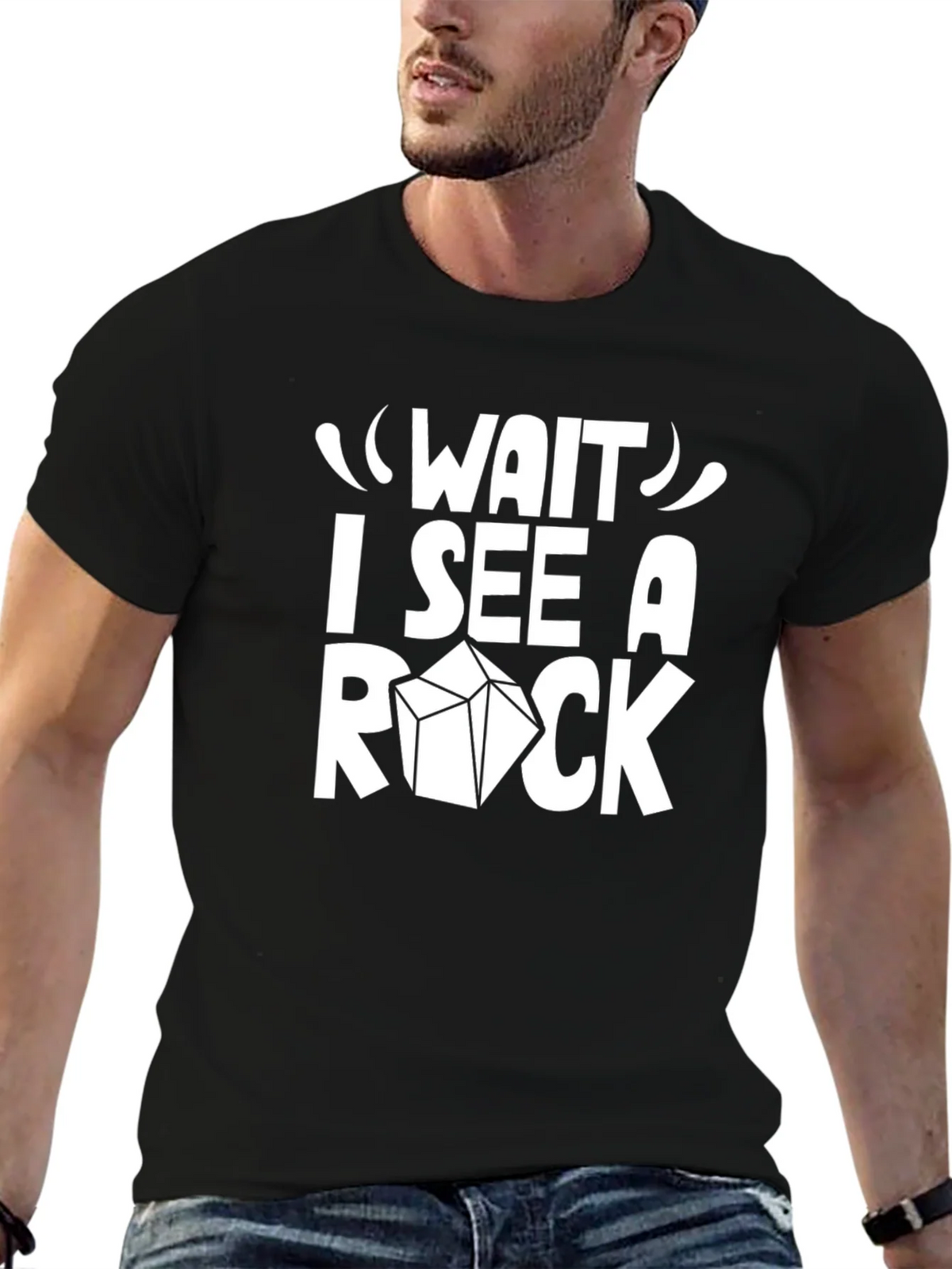 Wait I See a Rock T-Shirt - Mineral Collector Tee product image 9
