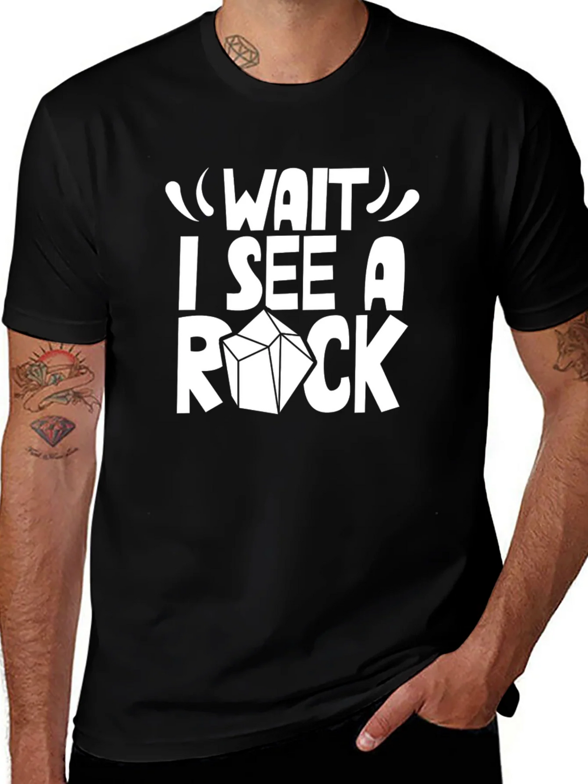 Wait I See a Rock T-Shirt - Mineral Collector Tee product image 1