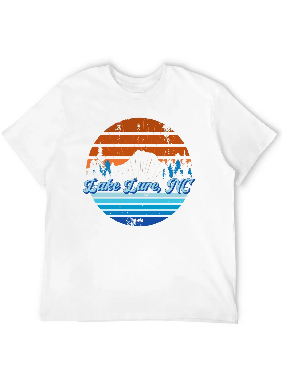 Lake Lure NC Graphic Tee - Mens Black T-Shirt product image 3