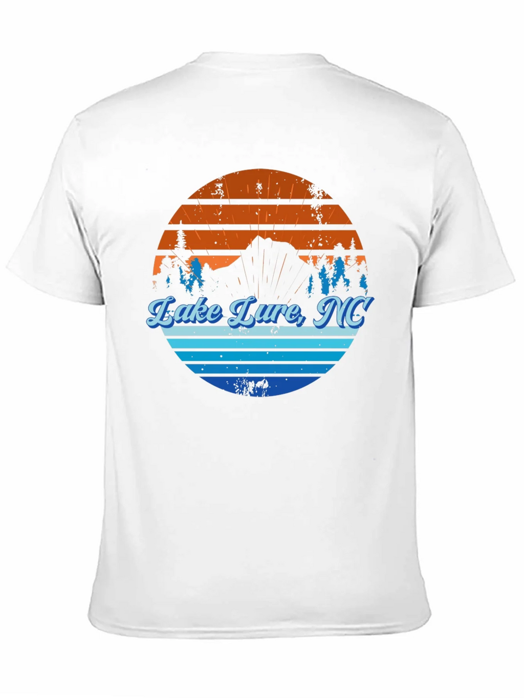Lake Lure NC Graphic Tee - Mens Black T-Shirt product image 2
