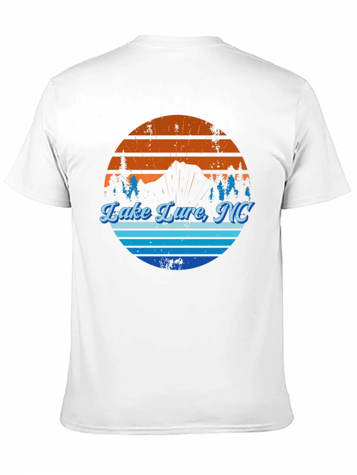Lake Lure NC Graphic Tee - Mens Black T-Shirt product image 2