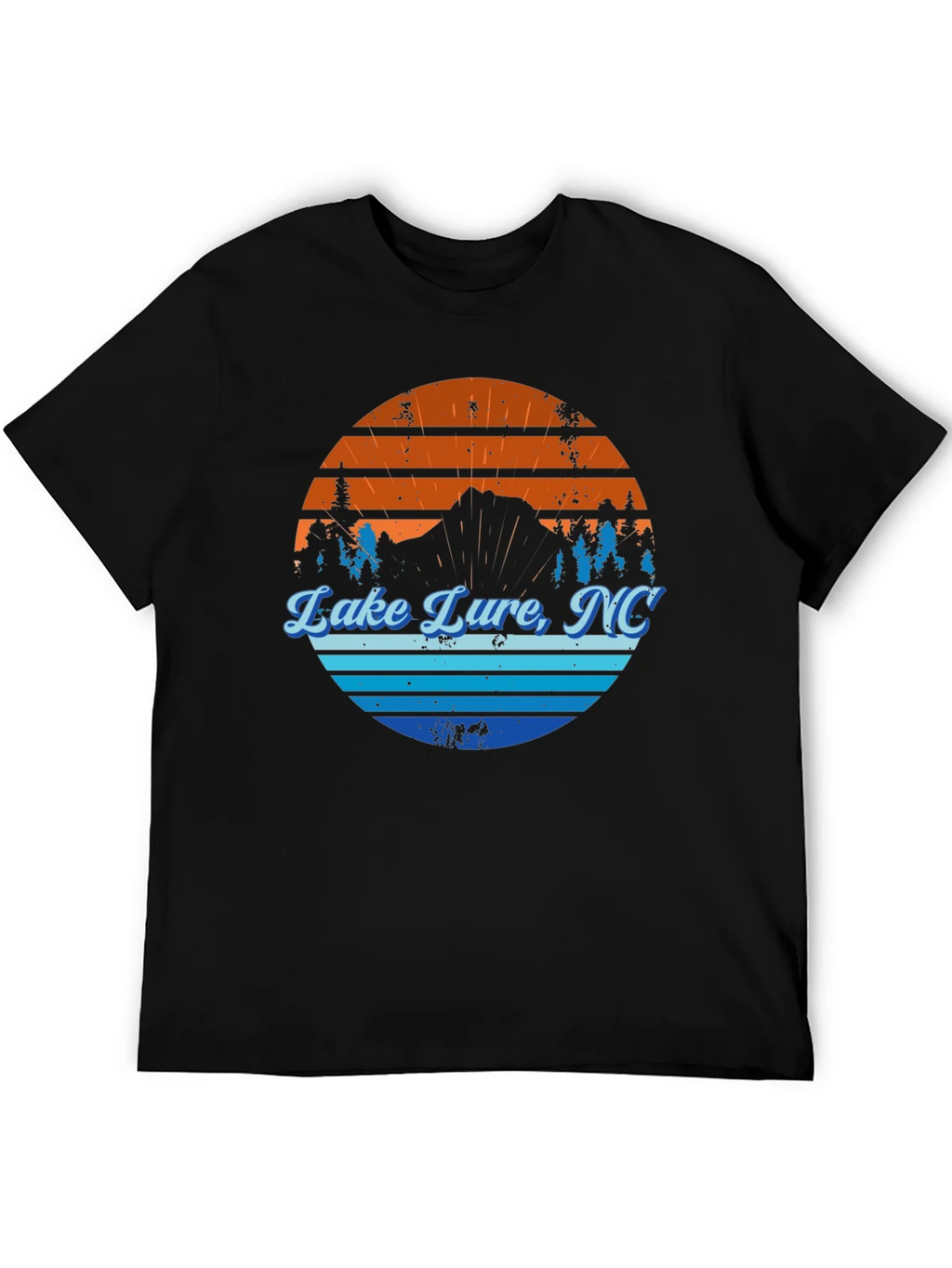 Lake Lure NC Graphic Tee - Mens Black T-Shirt product image 8