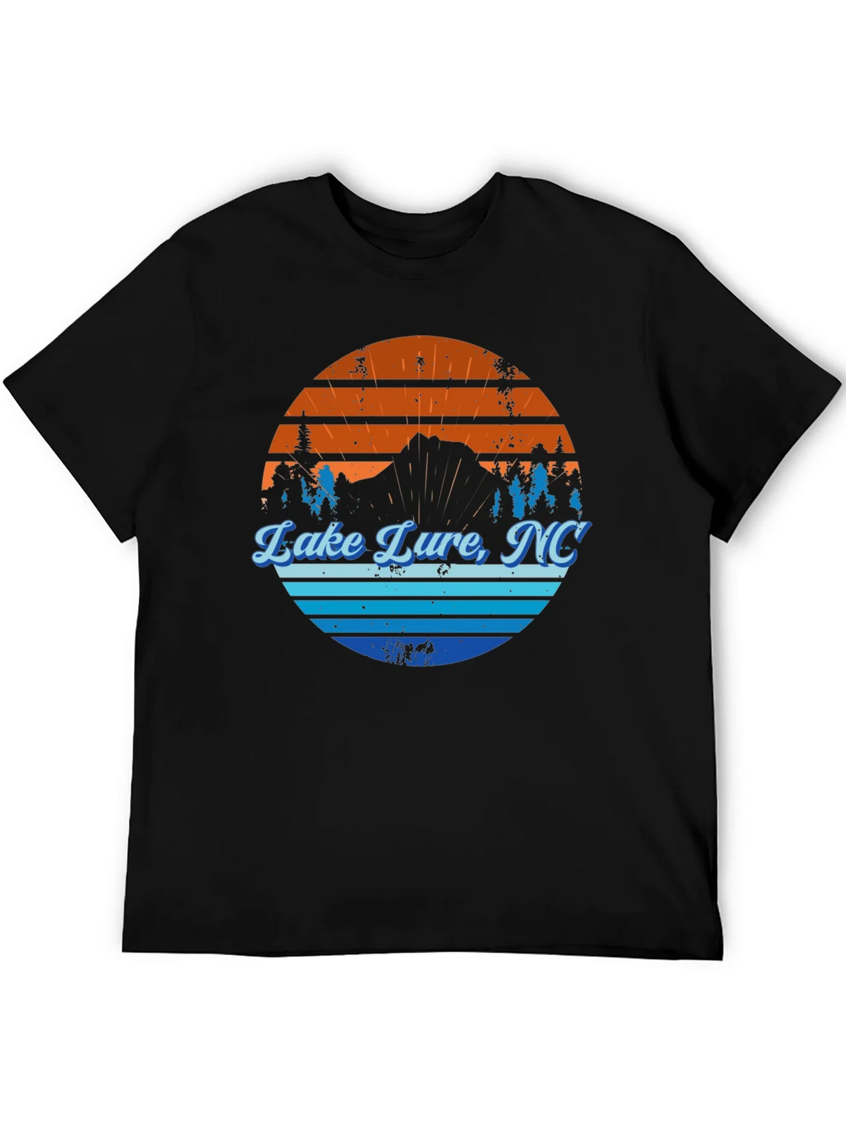 Lake Lure NC Graphic Tee - Mens Black T-Shirt product image 8