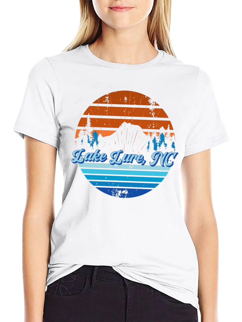 Lake Lure NC Graphic Tee - Mens Black T-Shirt product image 11