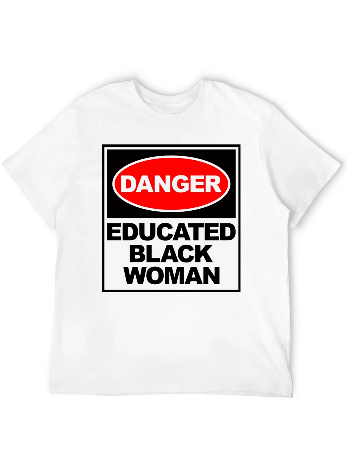 Danger Educated Black Woman Graphic Tee product image 3
