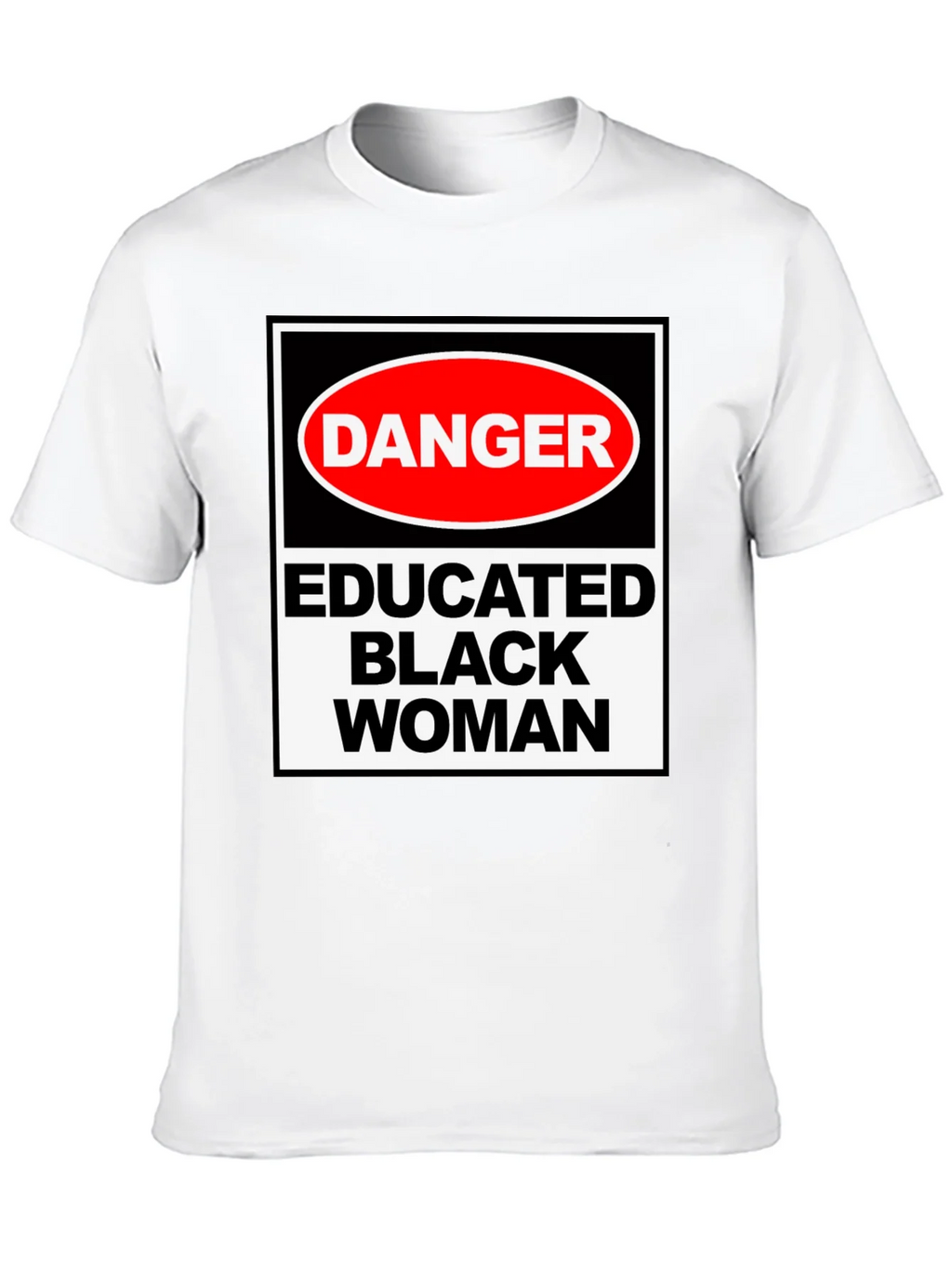 Danger Educated Black Woman Graphic Tee product image 12