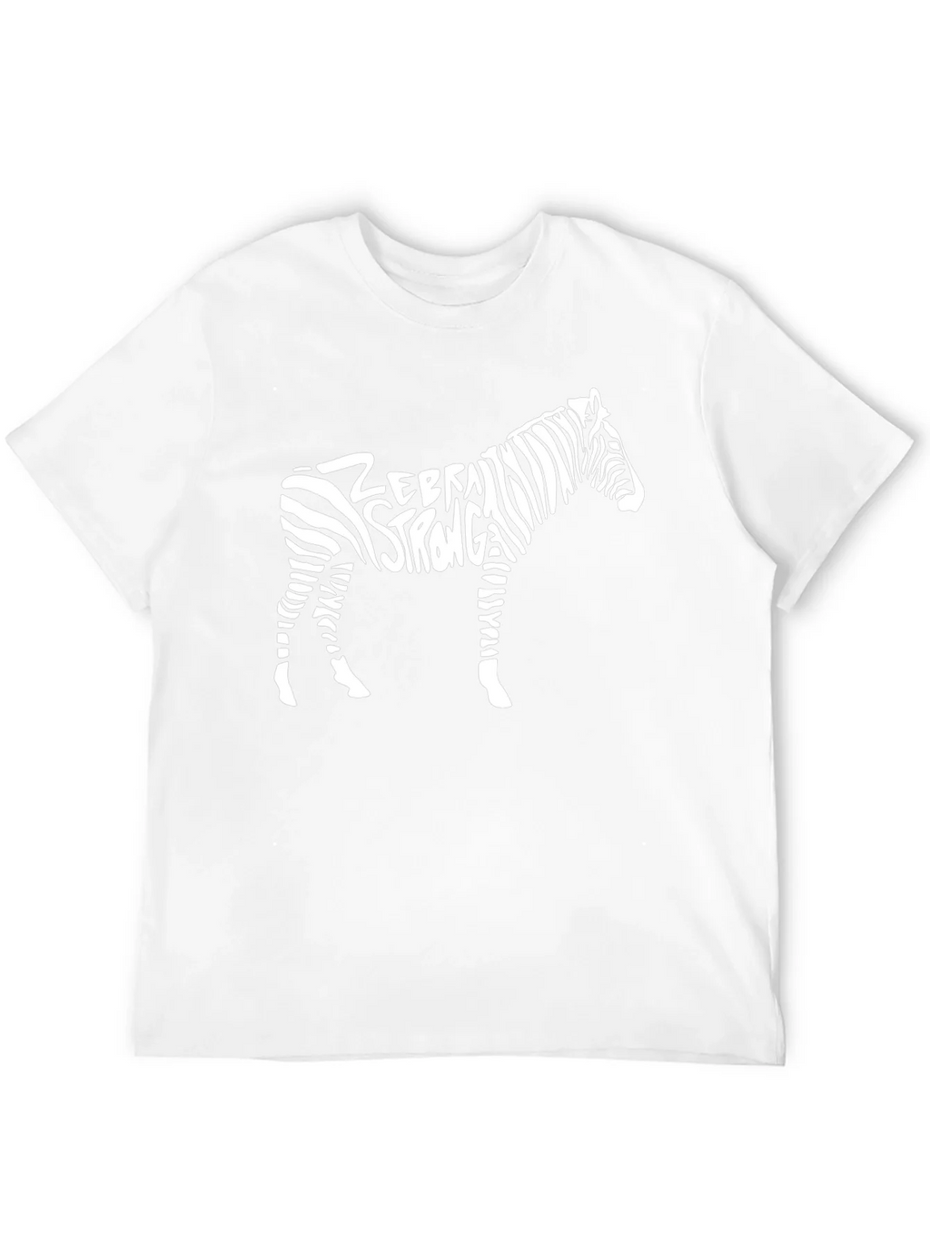 Zebra Strong Graphic Tee - Black Cotton T-Shirt product image 3