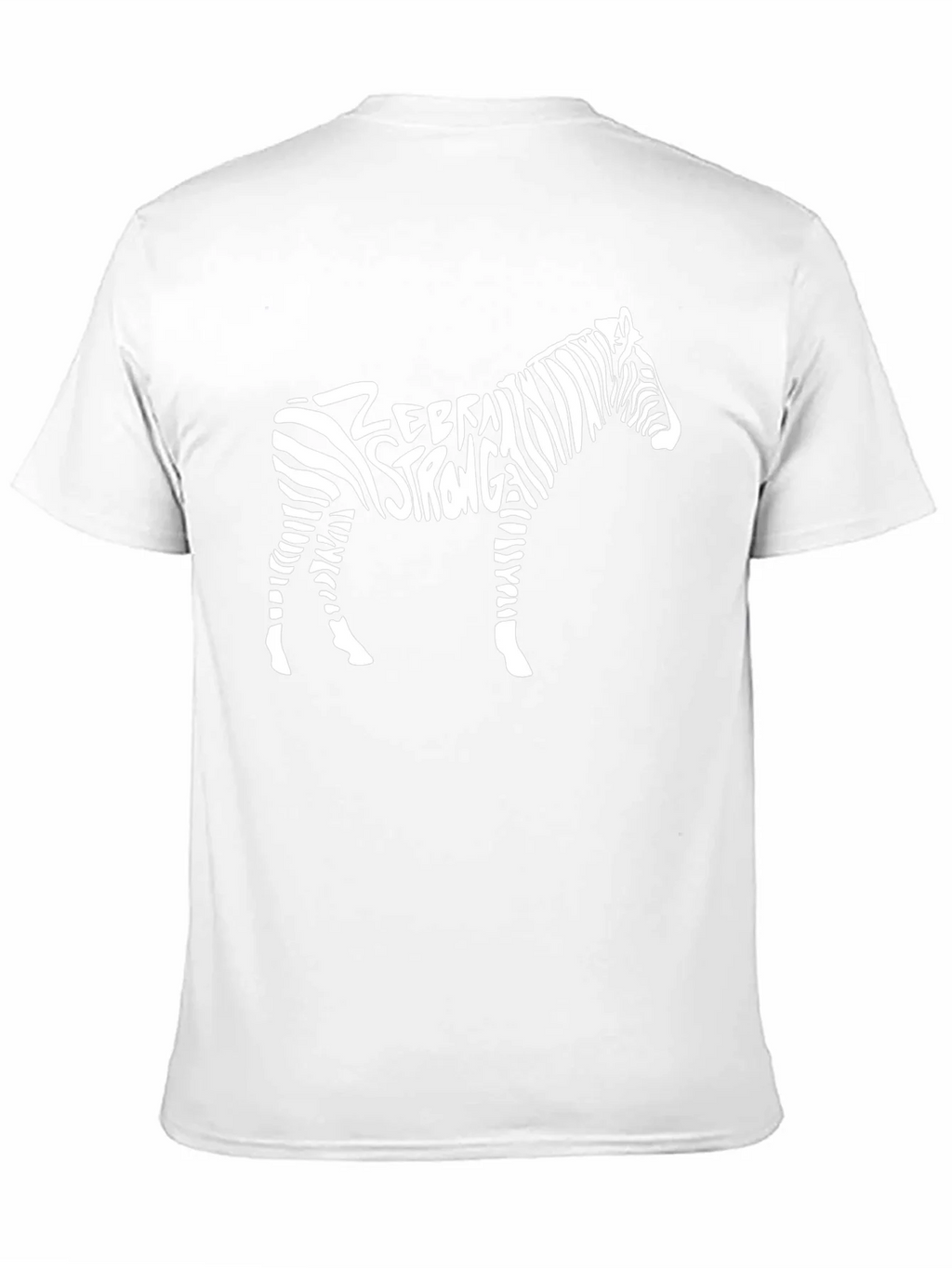 Zebra Strong Graphic Tee - Black Cotton T-Shirt product image 2