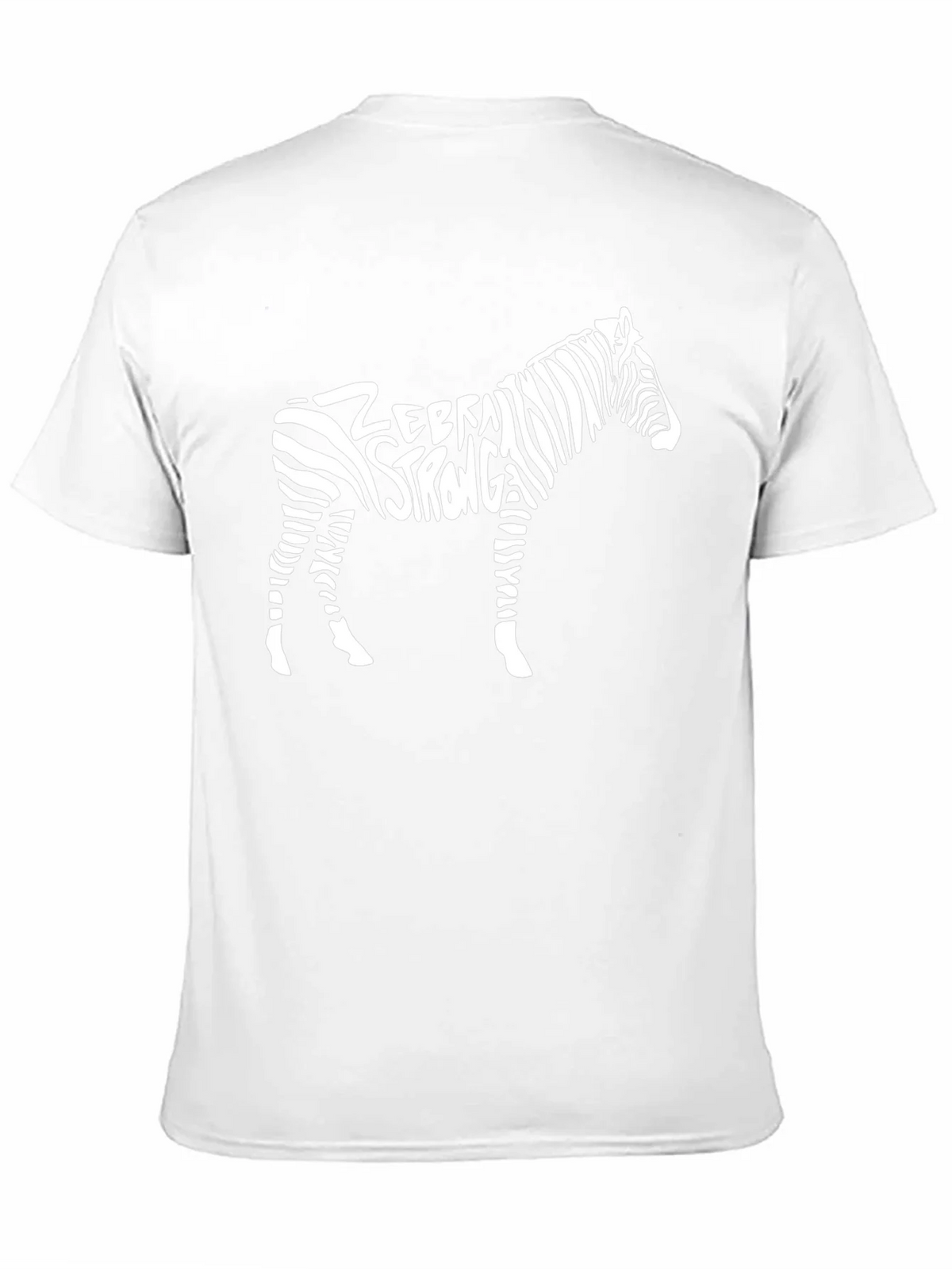 Zebra Strong Graphic Tee - Black Cotton T-Shirt product image 2