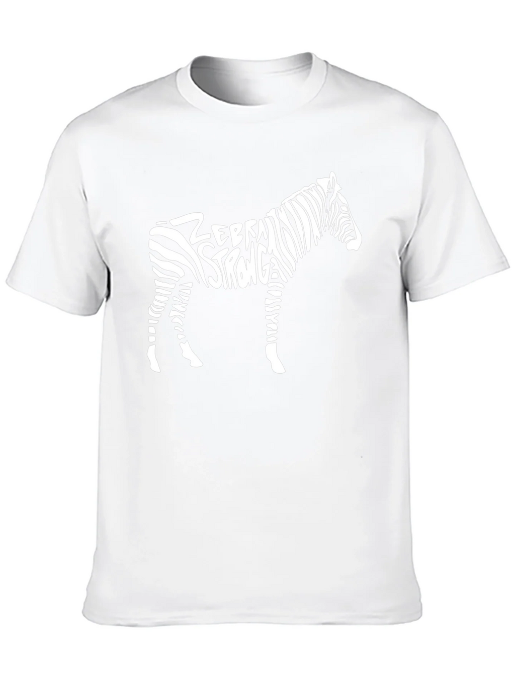 Zebra Strong Graphic Tee - Black Cotton T-Shirt product image 12