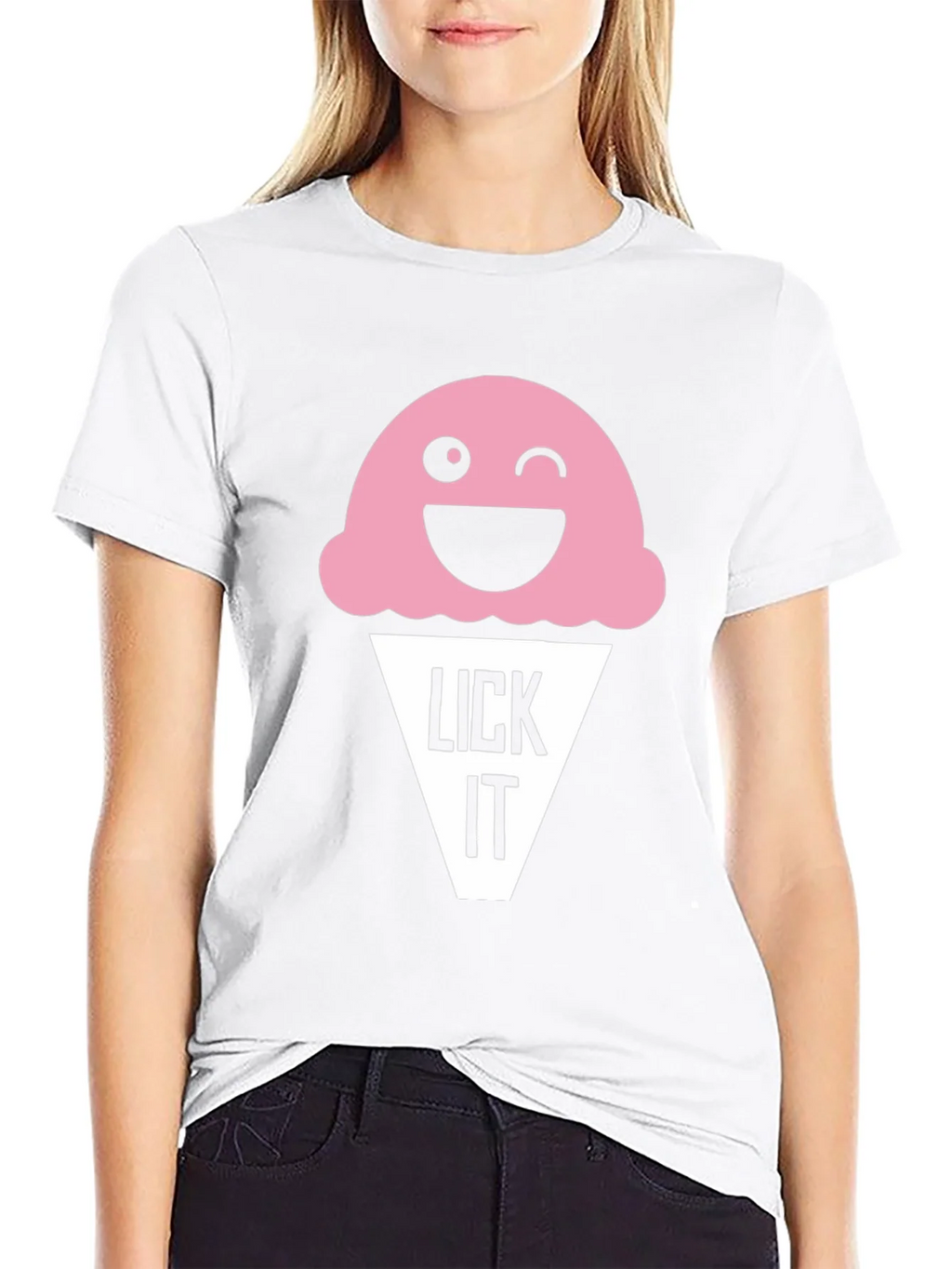 Funny Lick It Ice Cream Graphic Tee product image 11