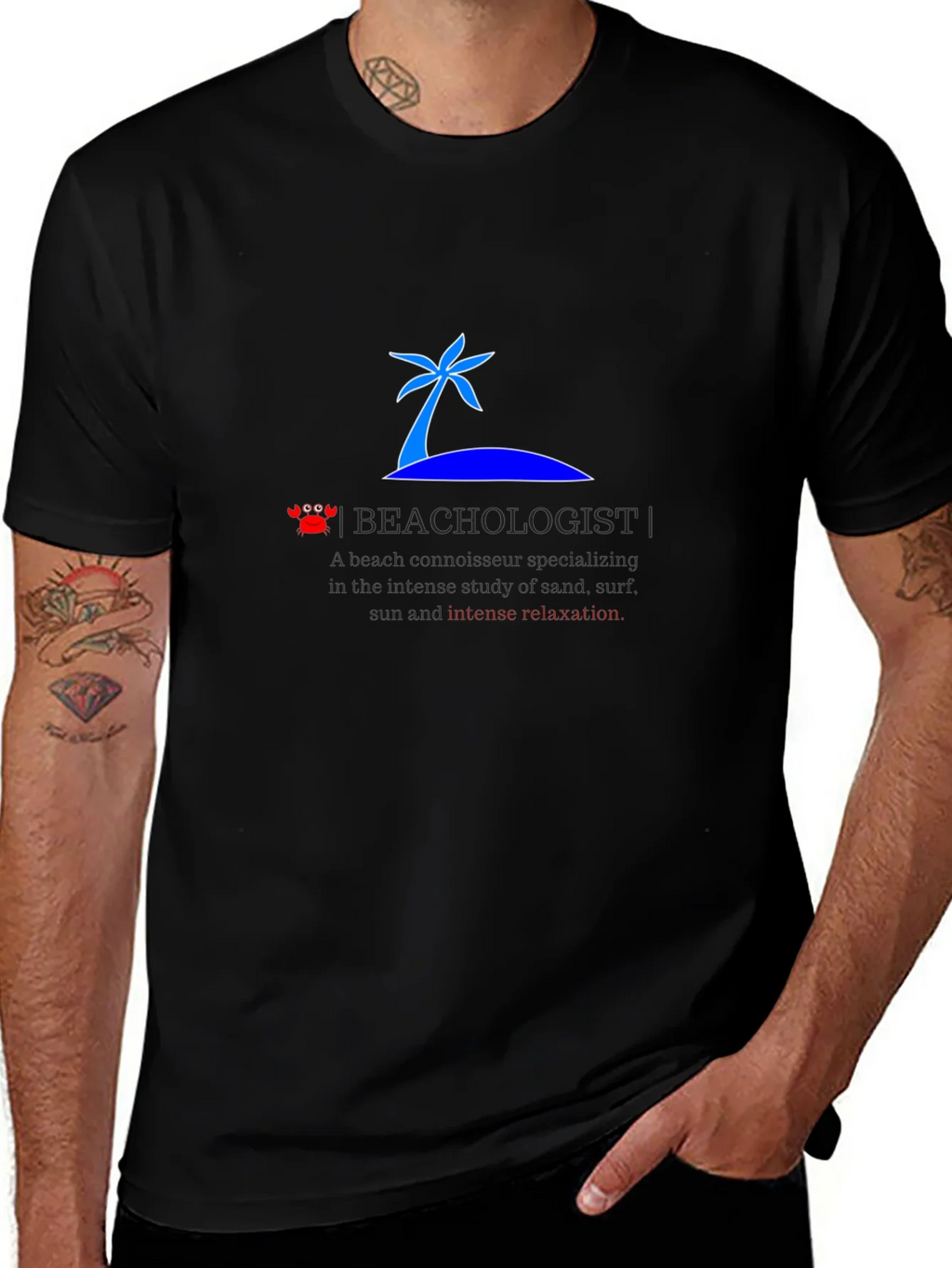 Beachologist Mens T-Shirt - Relax on Island product image 1