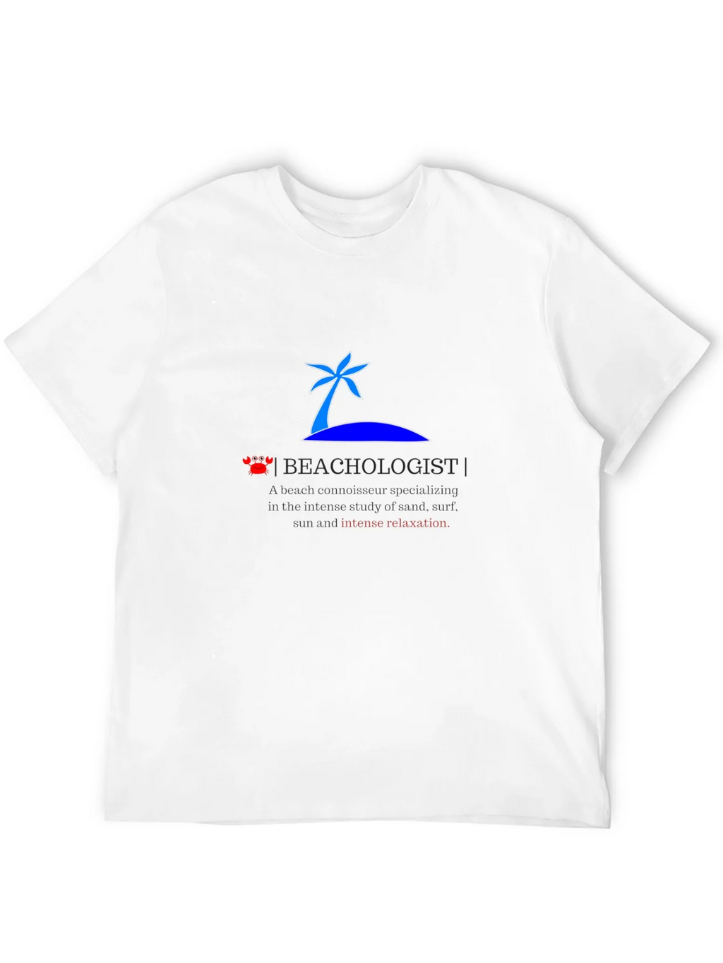 Beachologist Mens T-Shirt - Relax on Island product image 3