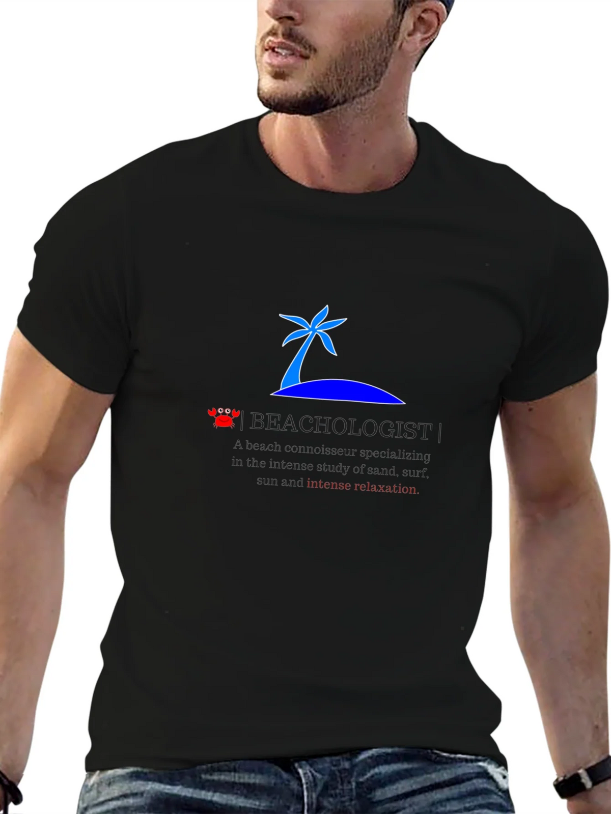 Beachologist Mens T-Shirt - Relax on Island product image 9