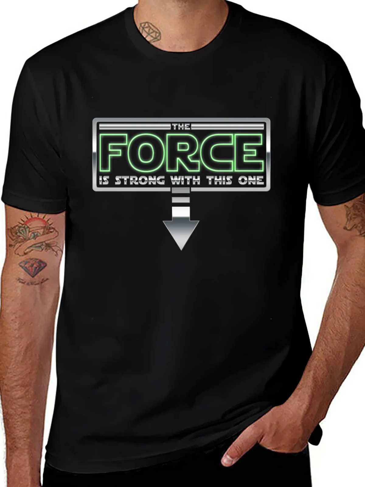 The Force Is Strong Graphic T-Shirt product image 1