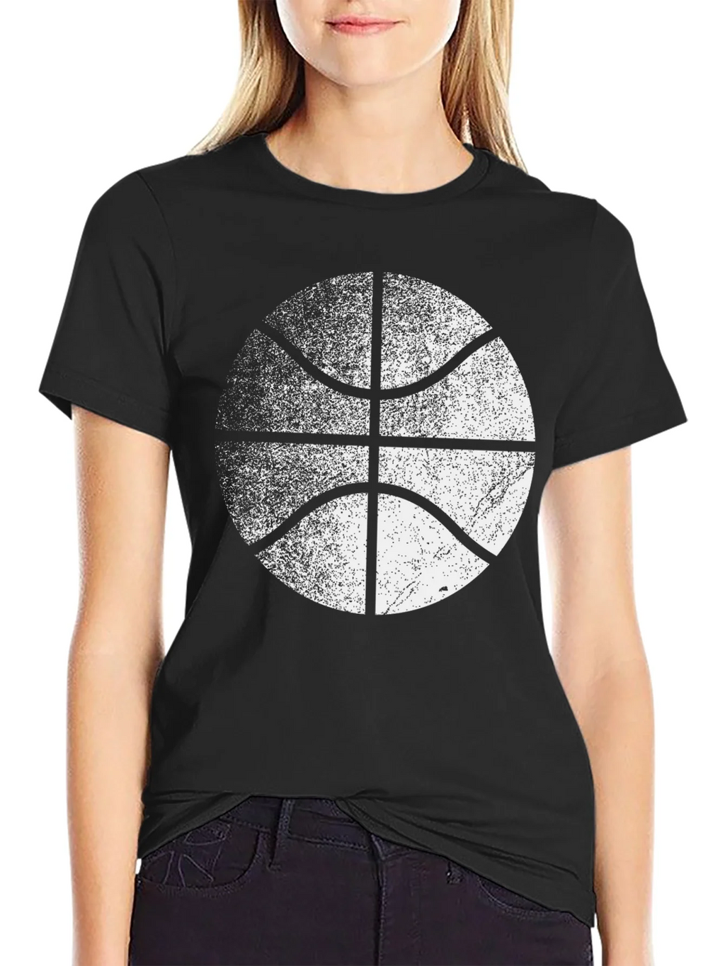 Distressed Basketball Graphic Tee - Cool Sport Shirt product image 5