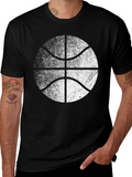 Distressed Basketball Graphic Tee - Cool Sport Shirt product image 1
