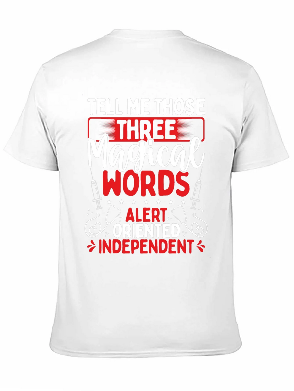 Magical Words Nurse T-Shirt - Black product image 2