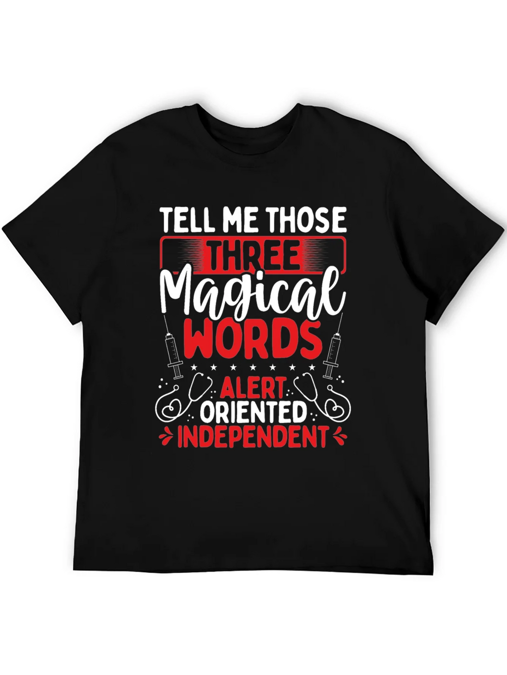 Magical Words Nurse T-Shirt - Black product image 8