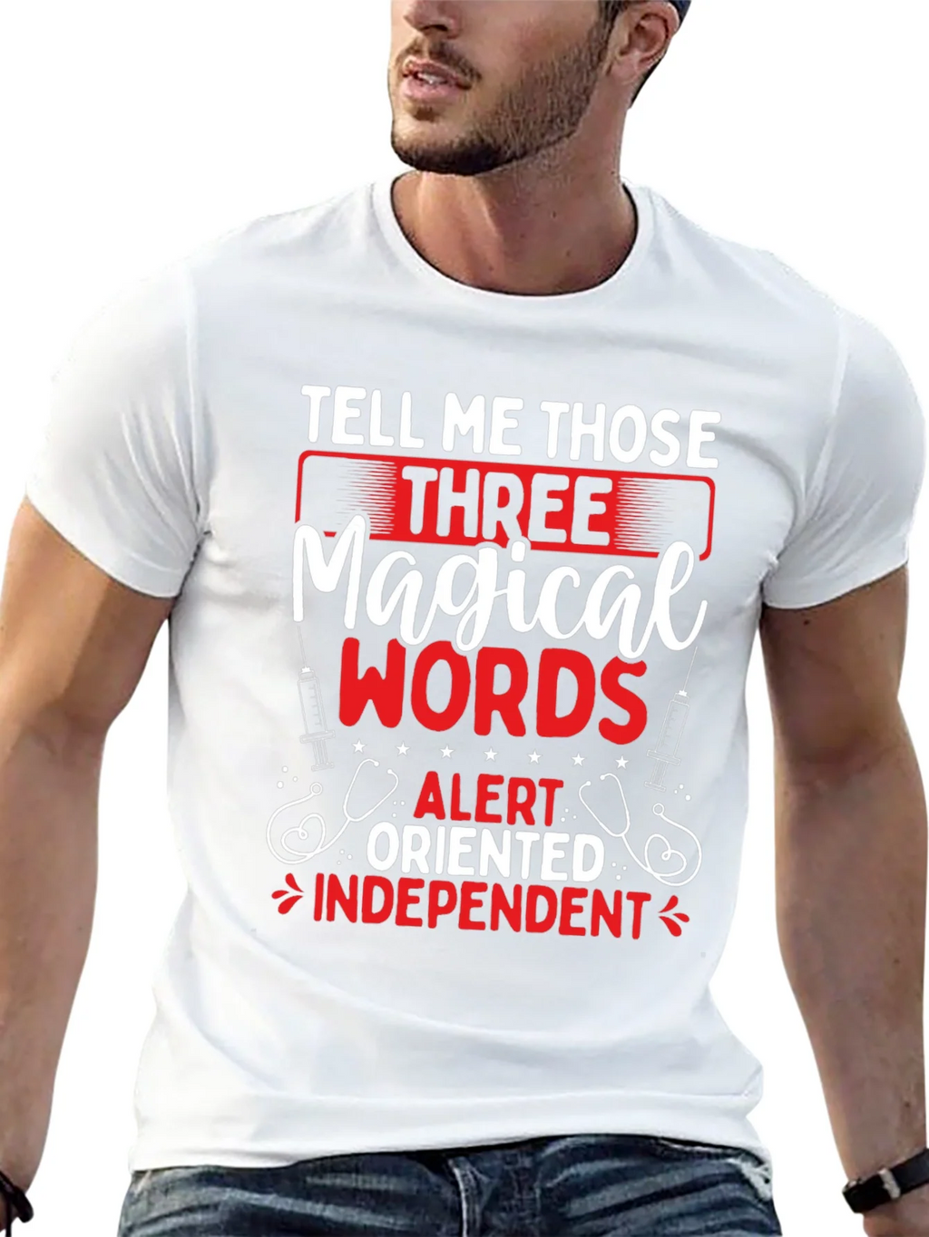 Magical Words Nurse T-Shirt - Black product image 4