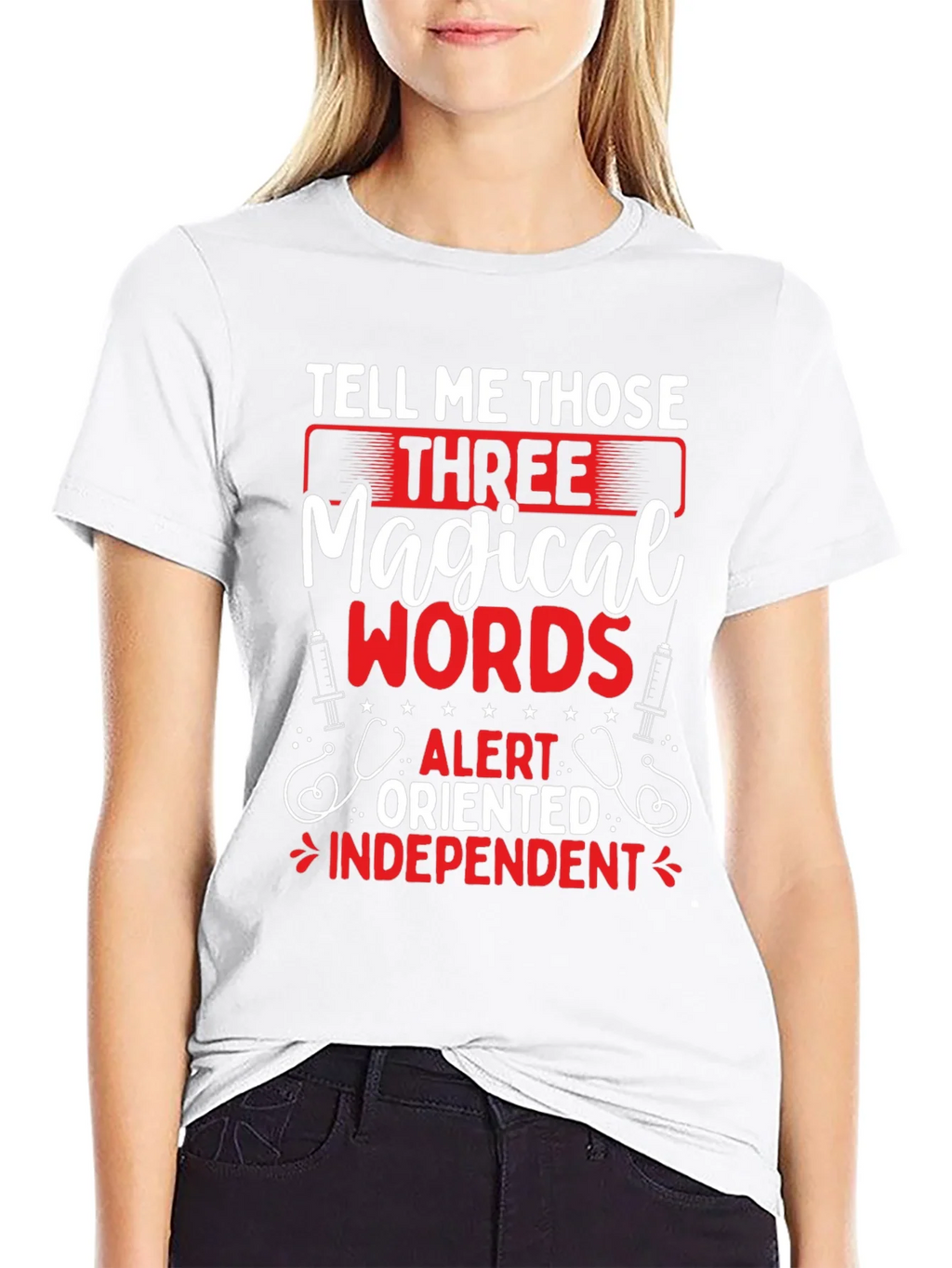 Magical Words Nurse T-Shirt - Black product image 11