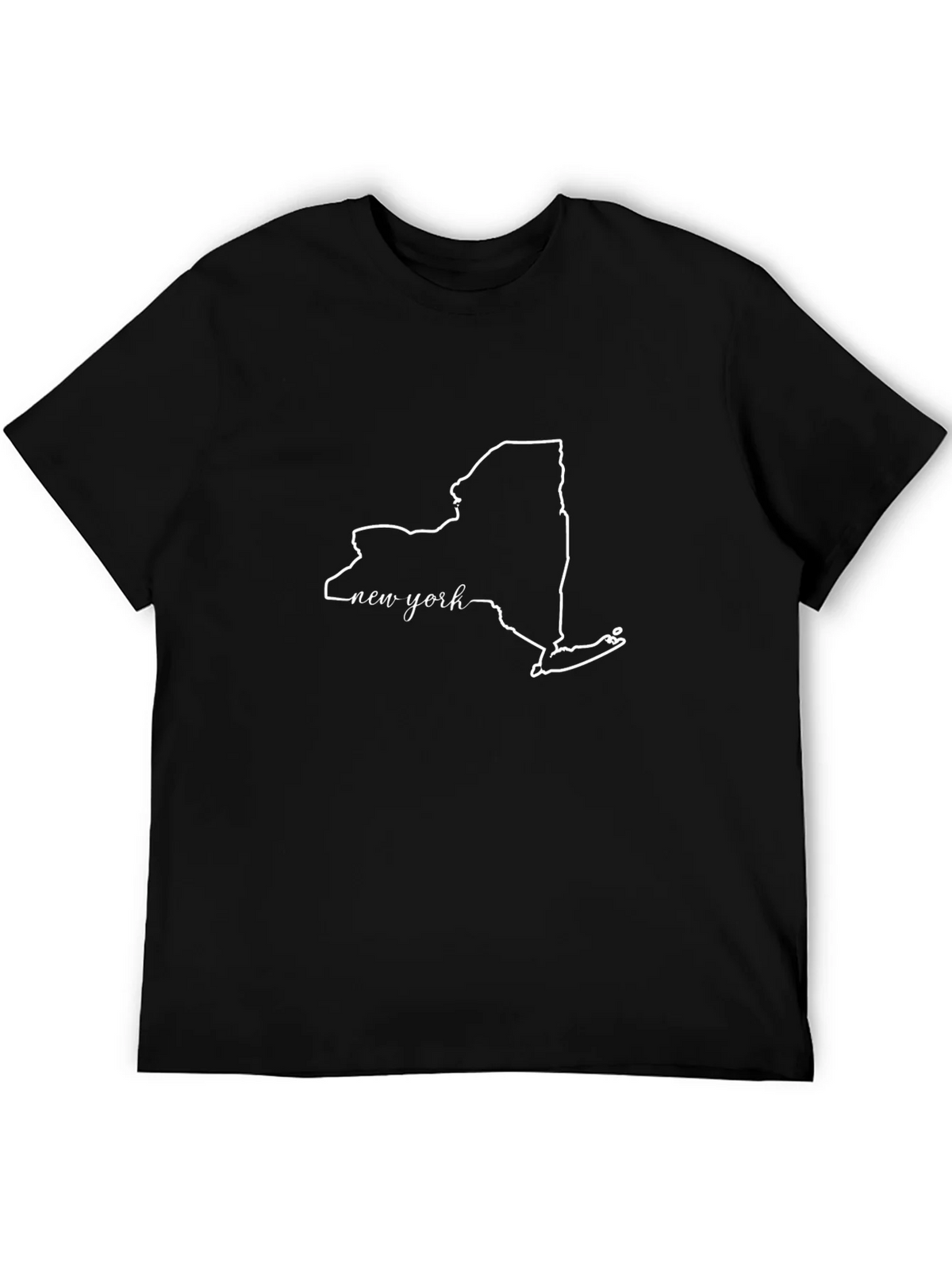 New York State Outline Graphic Tee - Black product image 8