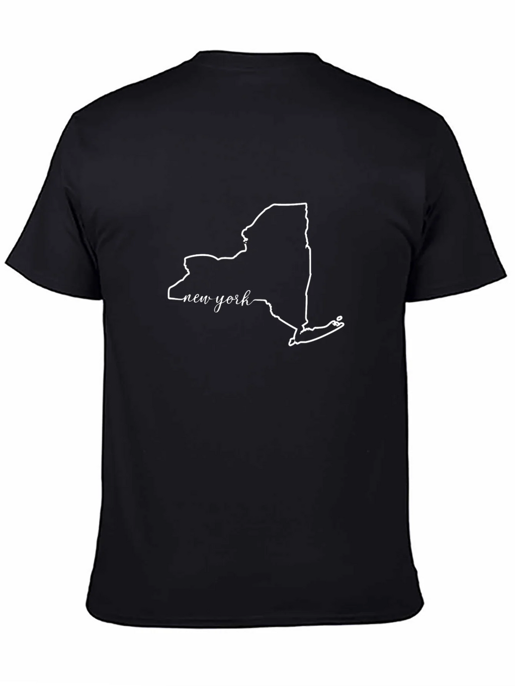 New York State Outline Graphic Tee - Black product image 7