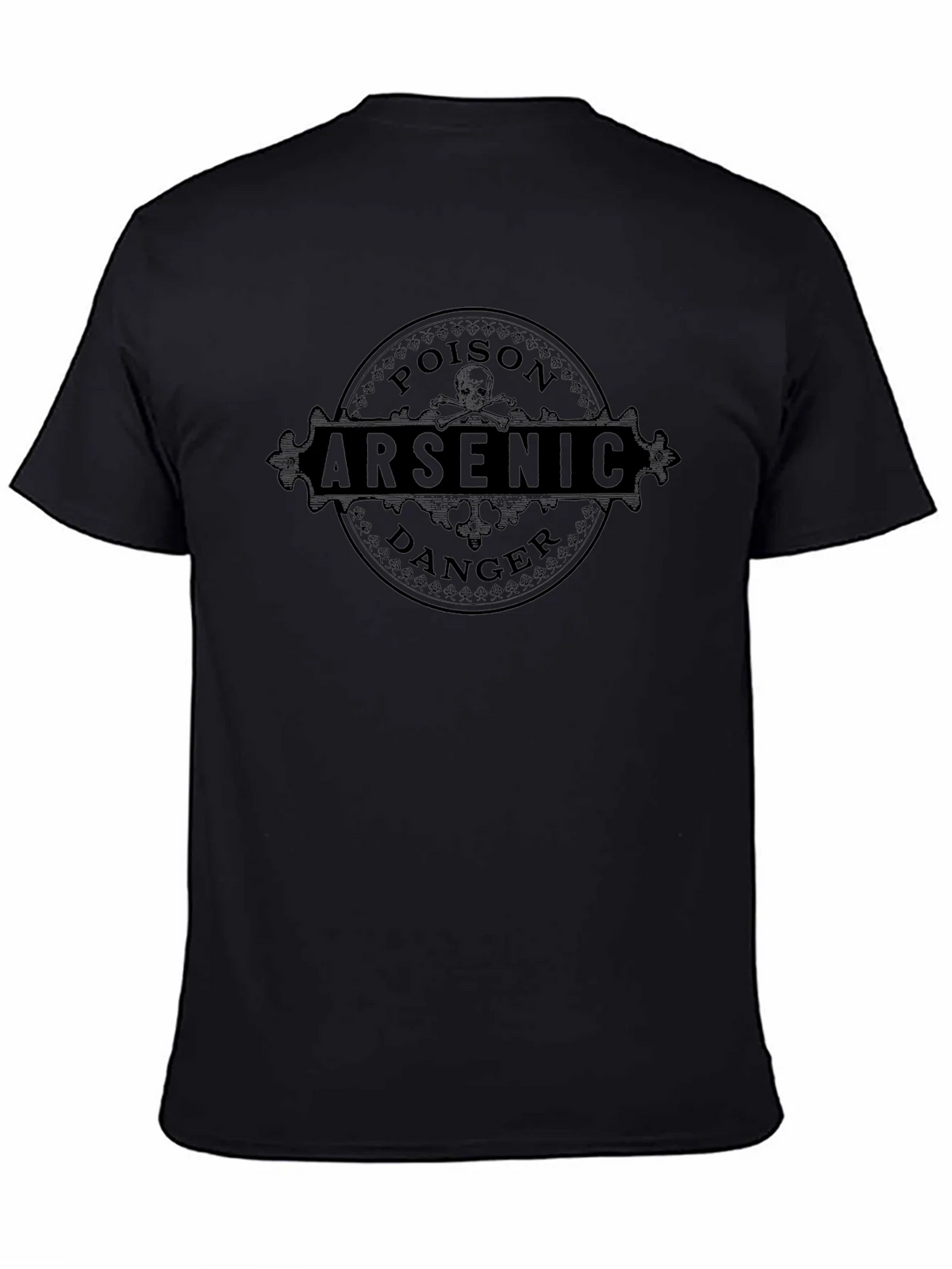 Arsenic Poison Danger Graphic T-Shirt - Mens Black Tee product image 7