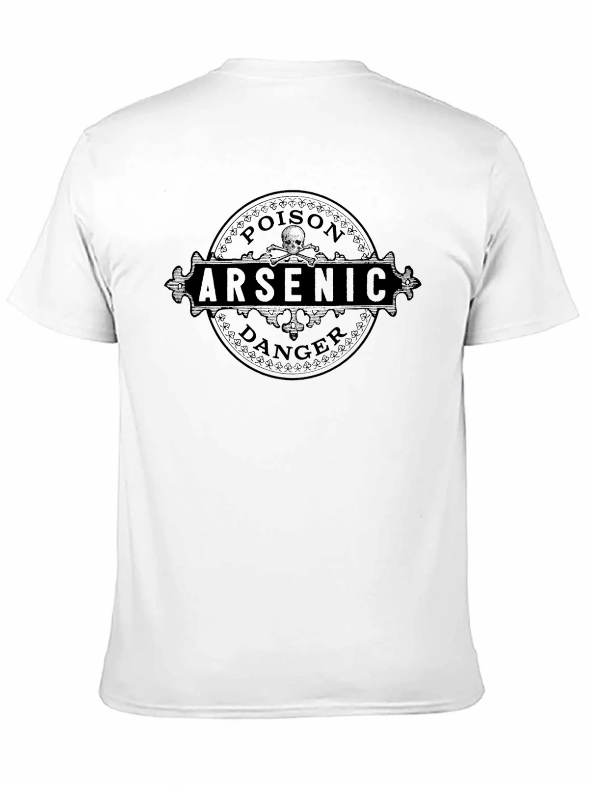 Arsenic Poison Danger Graphic T-Shirt - Mens Black Tee product image 2