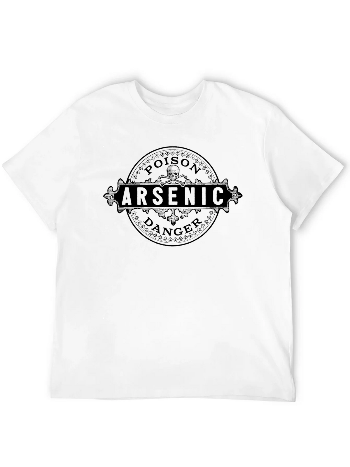 Arsenic Poison Danger Graphic T-Shirt - Mens Black Tee product image 3