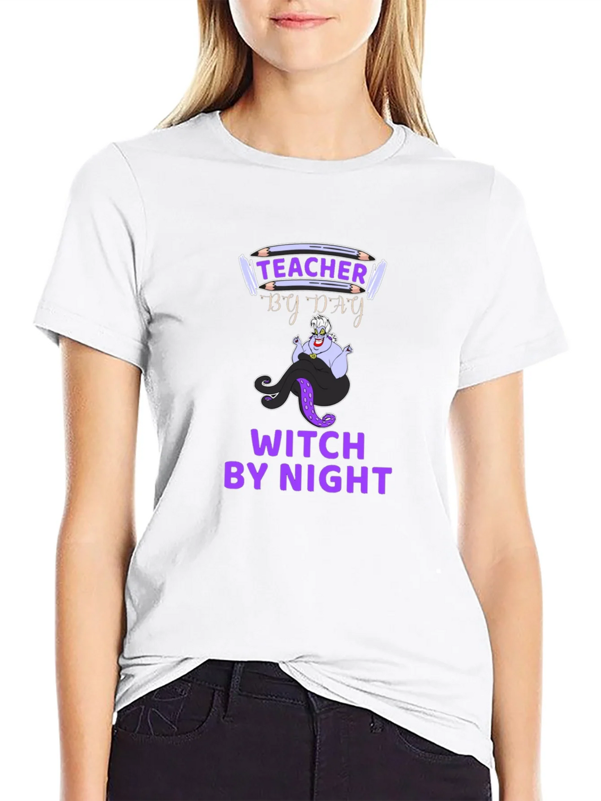 Teacher by Day Witch by Night T-Shirt product image 11