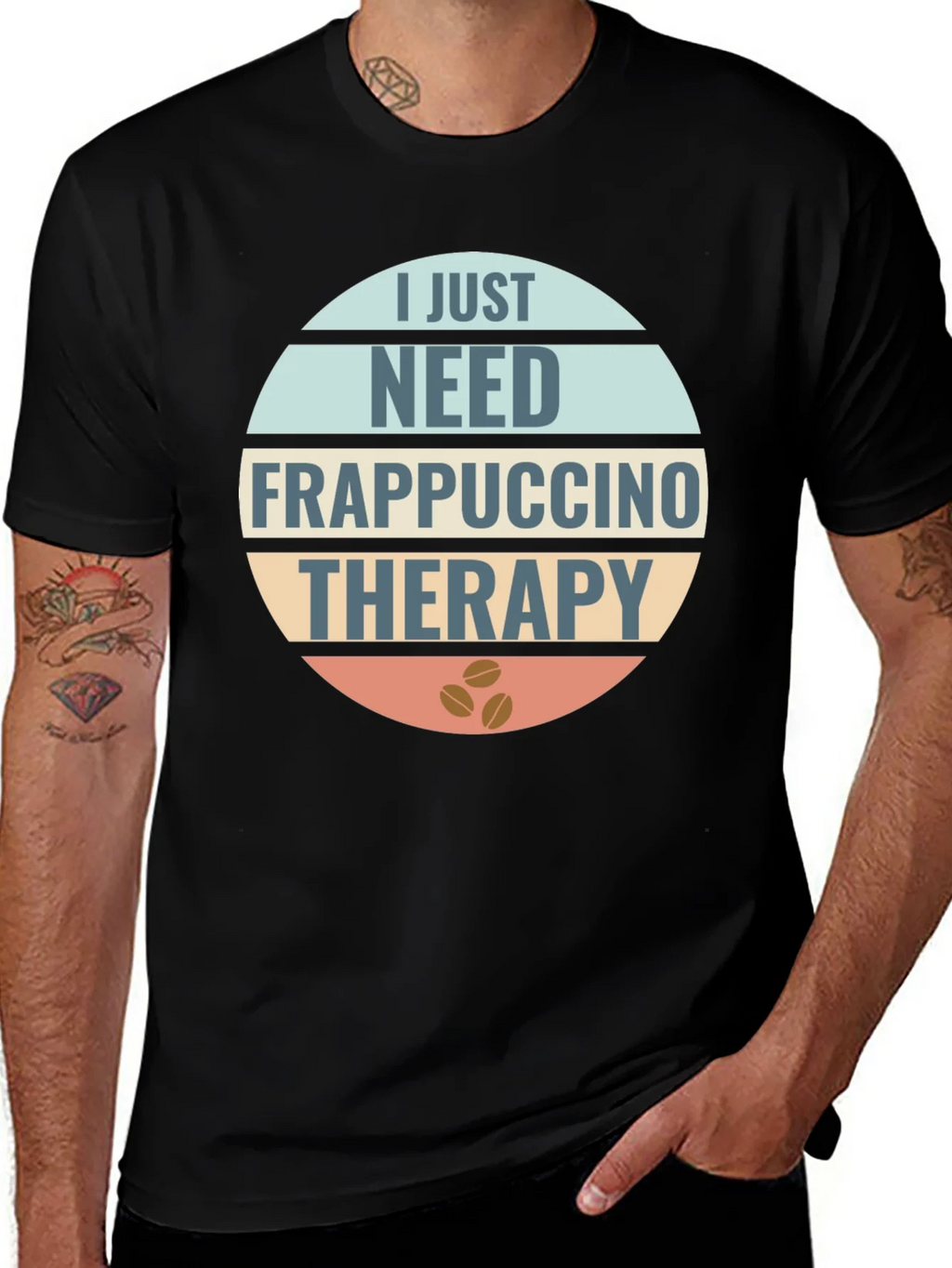 Frappuccino Therapy T-Shirt: Coffee Lovers Apparel product image 1