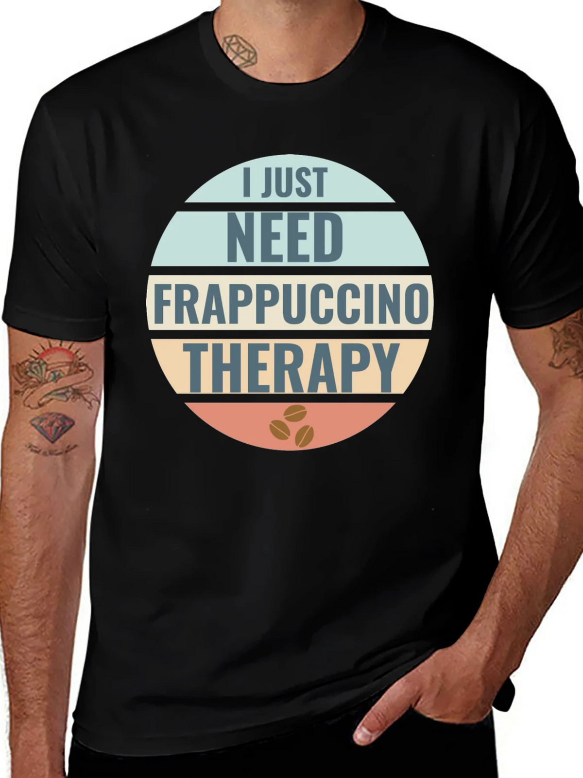 Frappuccino Therapy T-Shirt: Coffee Lovers Apparel product image 1