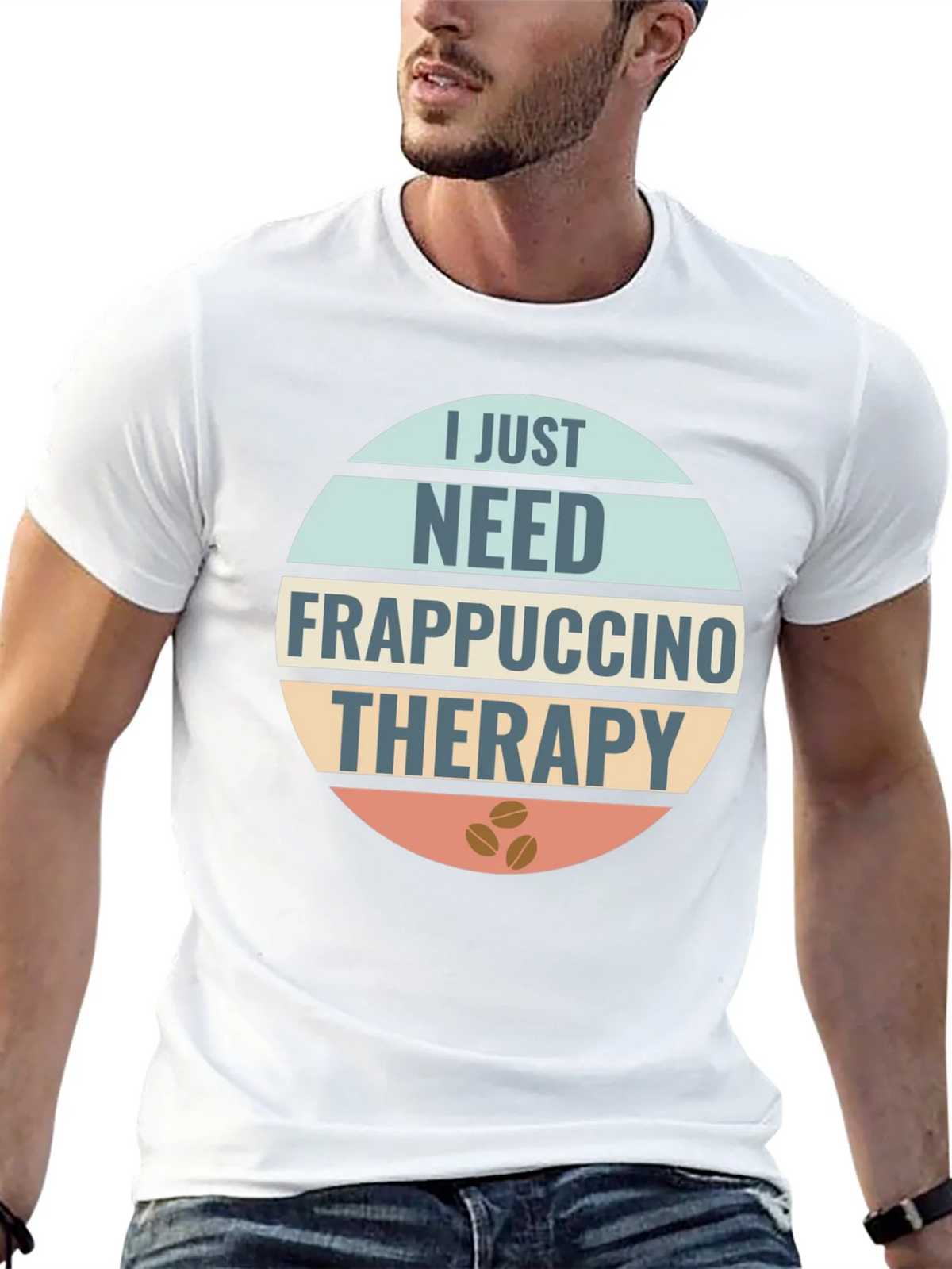 Frappuccino Therapy T-Shirt: Coffee Lovers Apparel product image 4