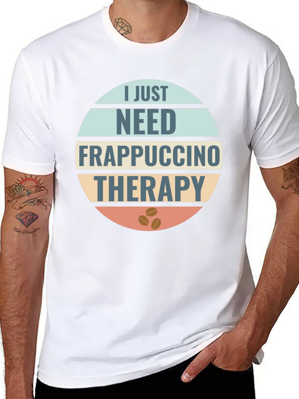 Frappuccino Therapy T-Shirt: Coffee Lovers Apparel product image 10