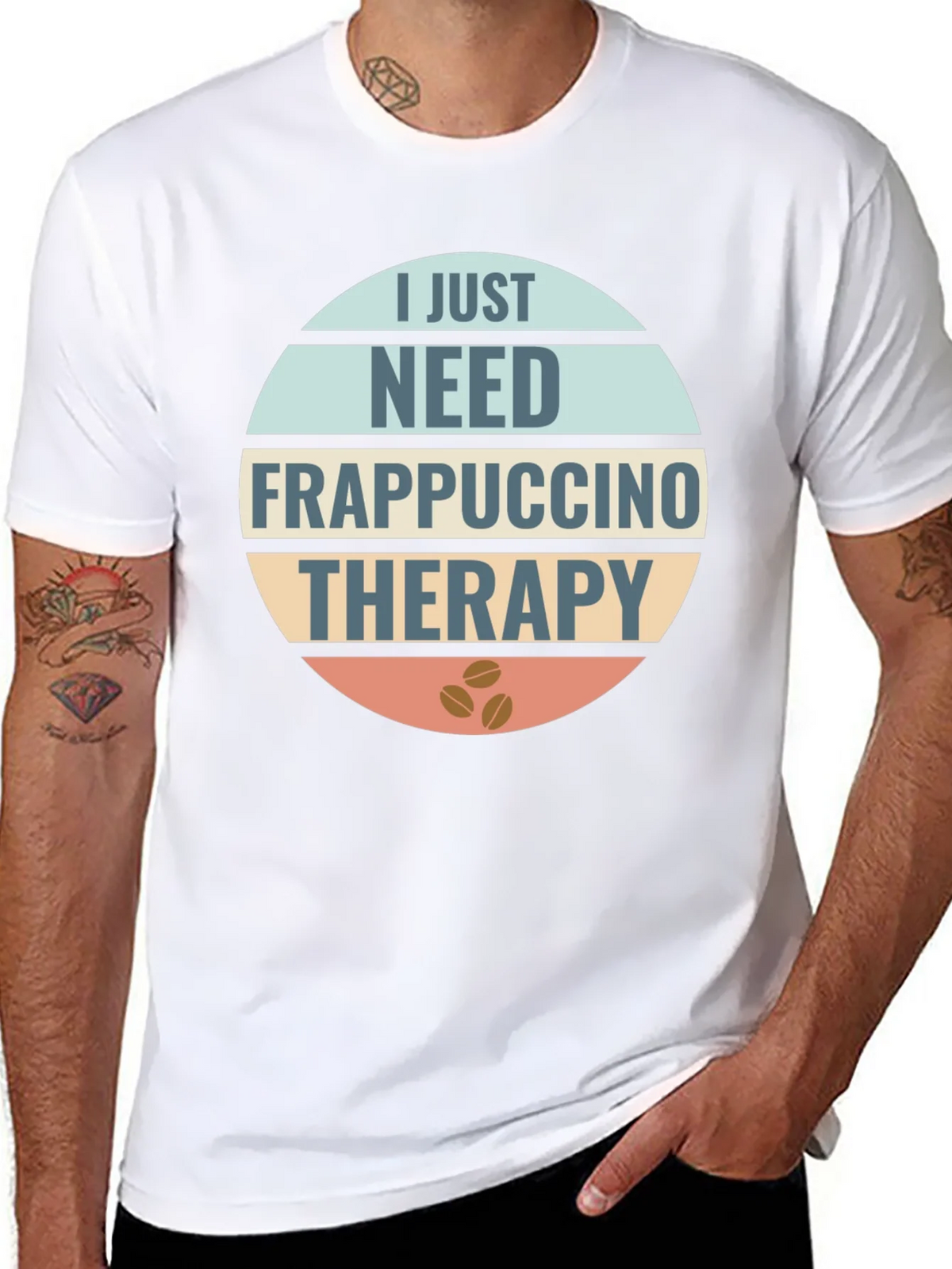 Frappuccino Therapy T-Shirt: Coffee Lovers Apparel product image 10