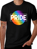 Pride Rainbow Graphic T-Shirt - Black product image 1