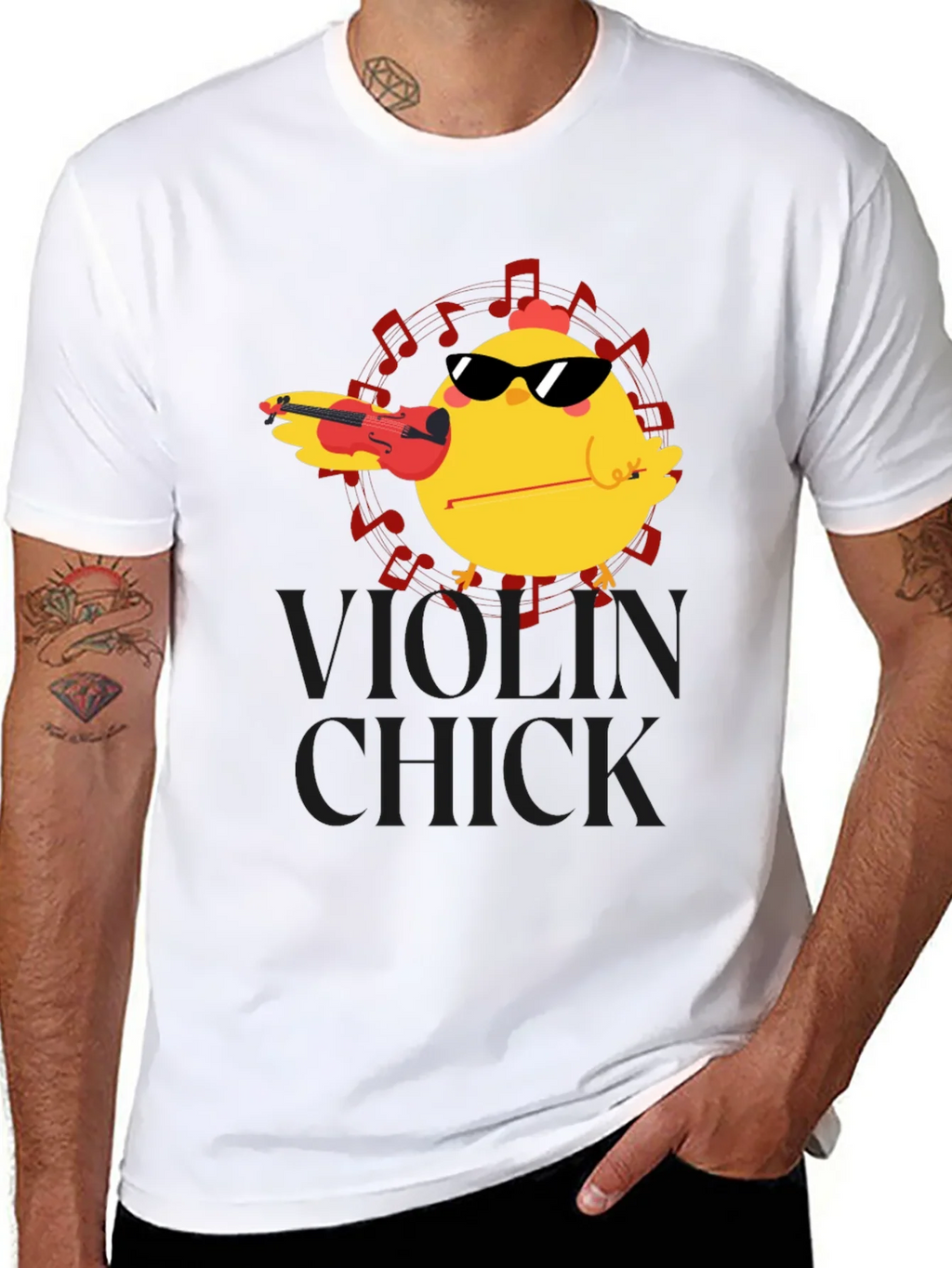 Violin Chick T-Shirt - Music Lover Tee product image 10