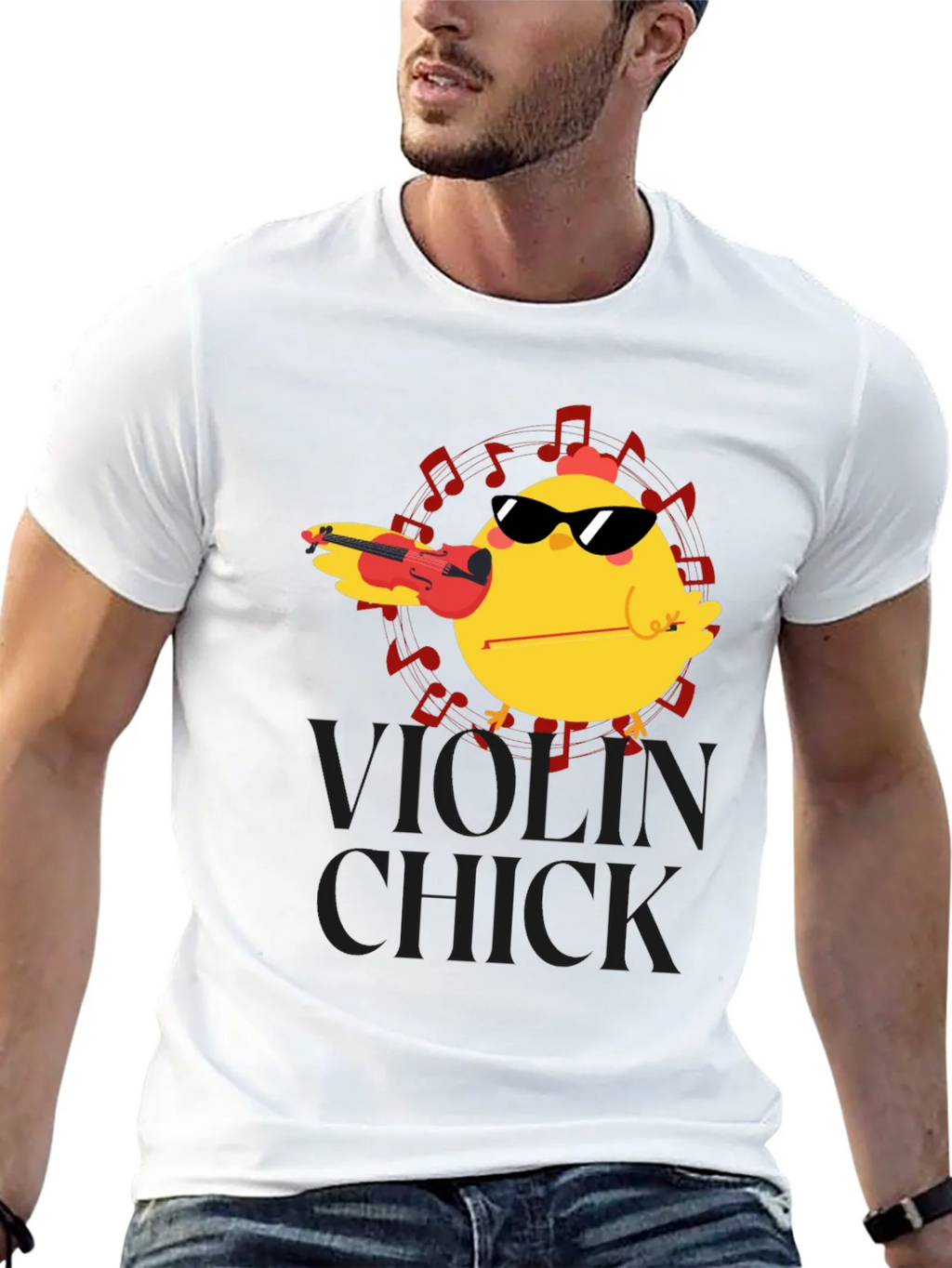 Violin Chick T-Shirt - Music Lover Tee product image 4